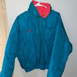 Reversible Columbia Puffer Jacket